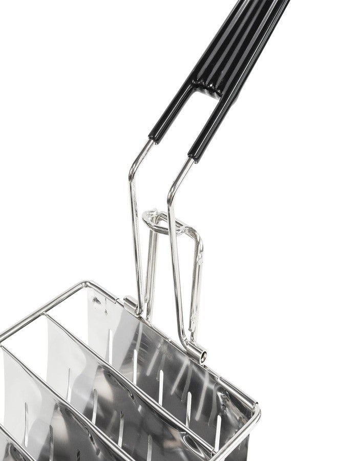 SOTECH 6 Shells Taco Fryer Basket Stainless Steel with Handles Taco Shell Mold For Deep Fat Fryer Basket Taco Shell Maker - Image 3